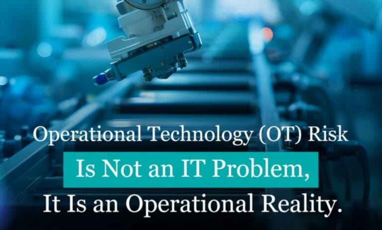Operational Technology Risk Is Not an IT Problem | OT Risk Management