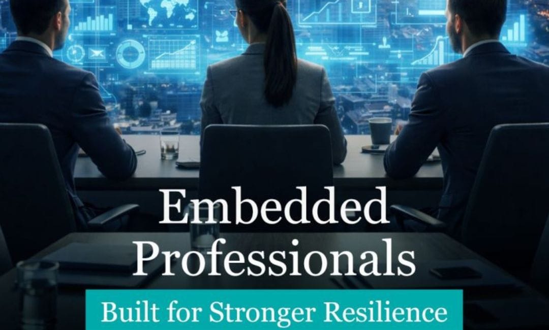 Embedded Risk Professionals for Long-Term Organizational Resilience