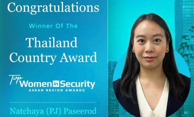 Natchaya Paseerod Wins Thailand Country Award at the 2026 Top Women in Security ASEAN Region Awards